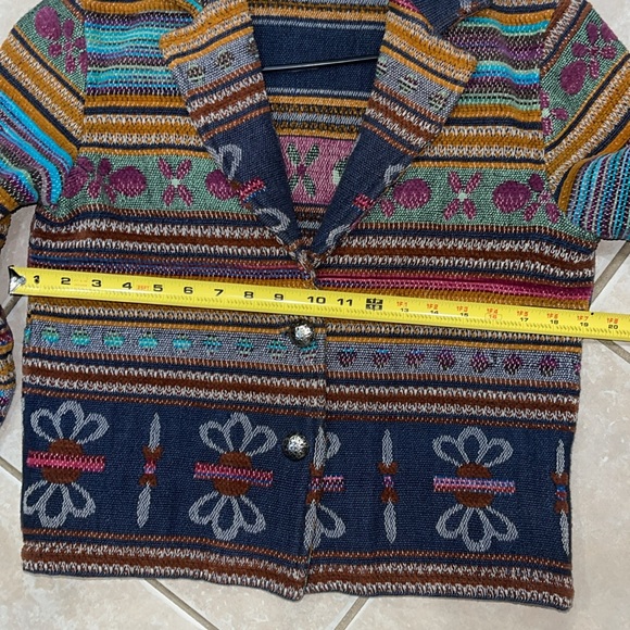 Bagatelle Women's Plaid Print Oversized Cropped Jacket - Picture 7 of 8